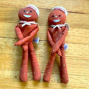 2 Nabisco Mister Salty Pretzels Stuffed Dolls